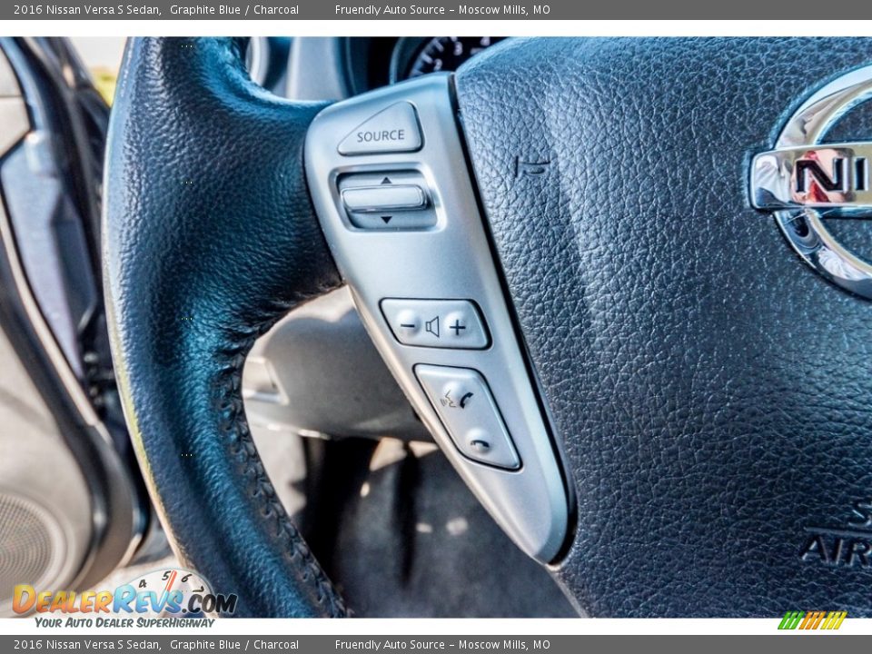 2016 Nissan Versa S Sedan Steering Wheel Photo #33