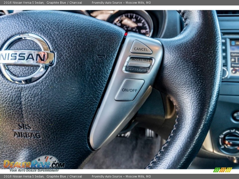 2016 Nissan Versa S Sedan Steering Wheel Photo #34