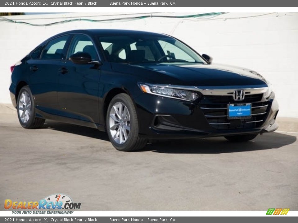 2021 Honda Accord LX Crystal Black Pearl / Black Photo #1