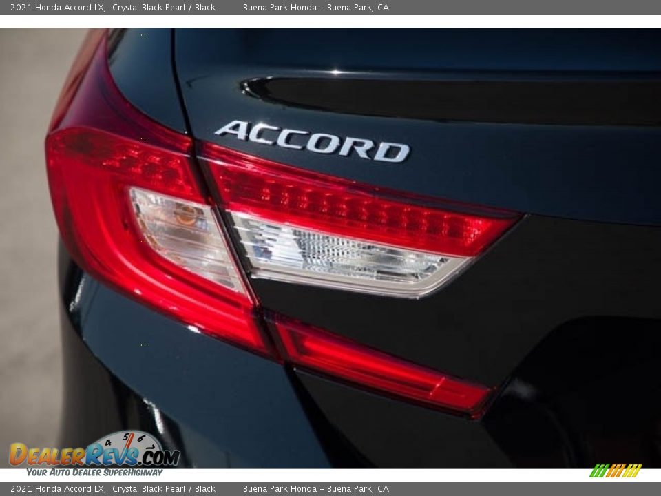 2021 Honda Accord LX Crystal Black Pearl / Black Photo #8