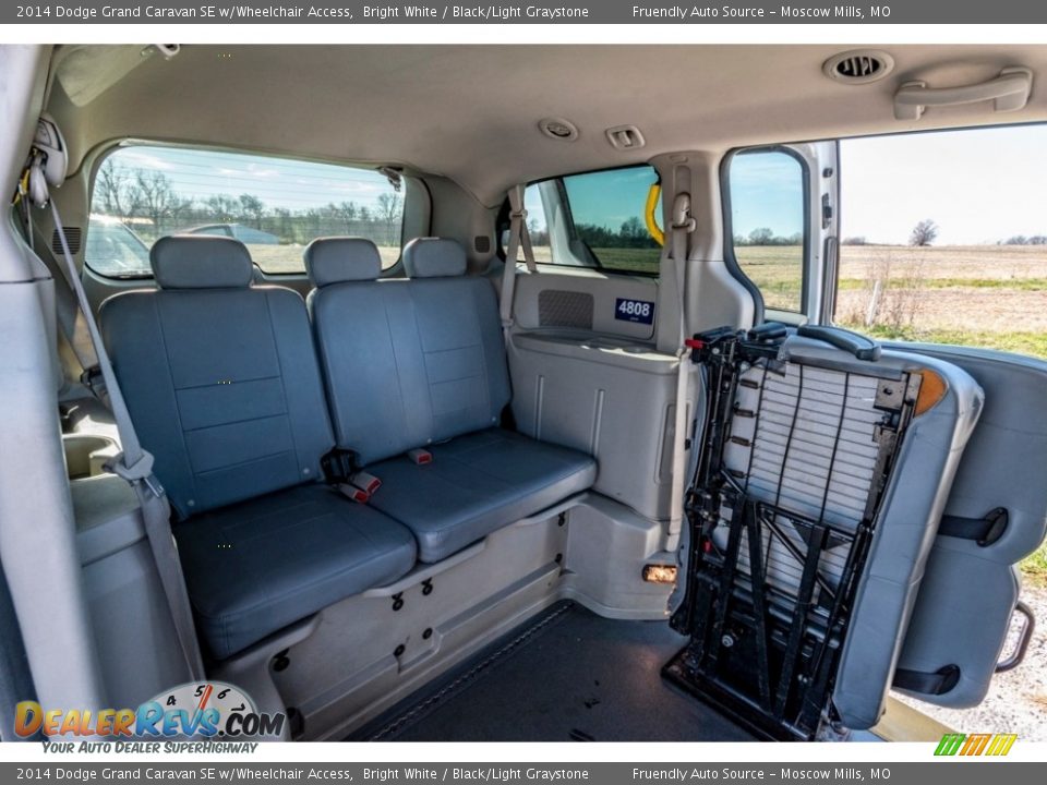 Rear Seat of 2014 Dodge Grand Caravan SE w/Wheelchair Access Photo #24