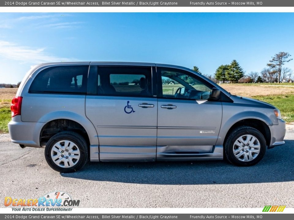 2014 Dodge Grand Caravan SE w/Wheelchair Access Billet Silver Metallic / Black/Light Graystone Photo #3