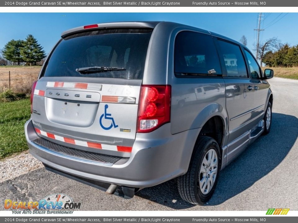 2014 Dodge Grand Caravan SE w/Wheelchair Access Billet Silver Metallic / Black/Light Graystone Photo #4