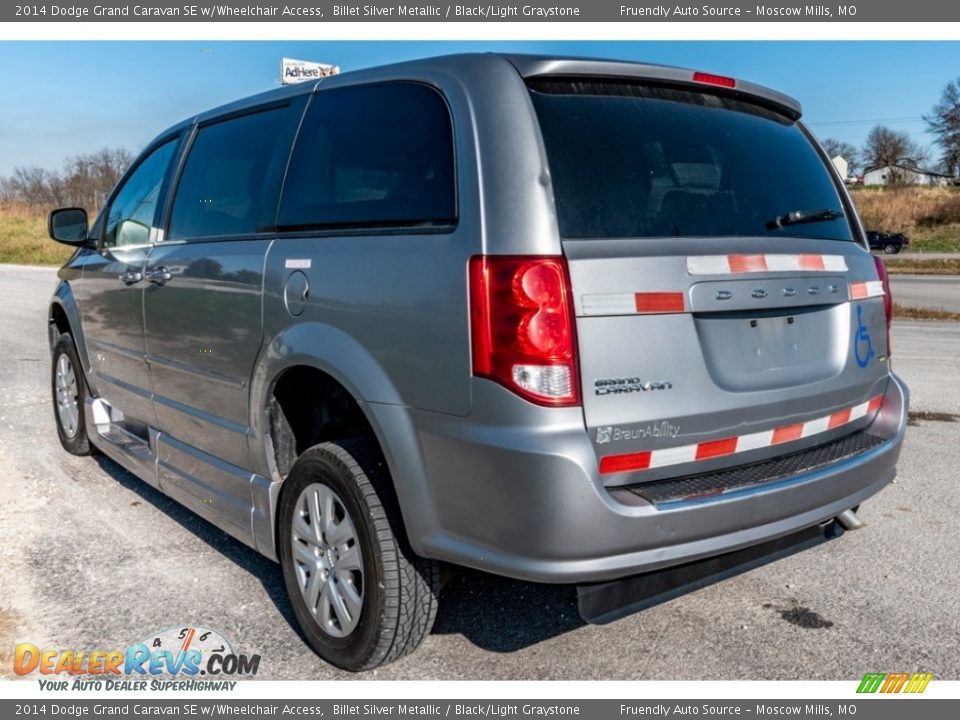 2014 Dodge Grand Caravan SE w/Wheelchair Access Billet Silver Metallic / Black/Light Graystone Photo #6