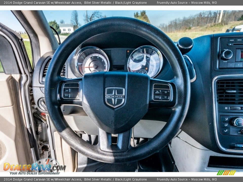 2014 Dodge Grand Caravan SE w/Wheelchair Access Billet Silver Metallic / Black/Light Graystone Photo #32