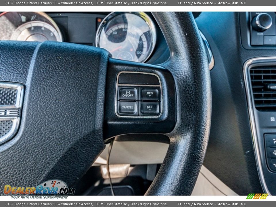 2014 Dodge Grand Caravan SE w/Wheelchair Access Billet Silver Metallic / Black/Light Graystone Photo #34