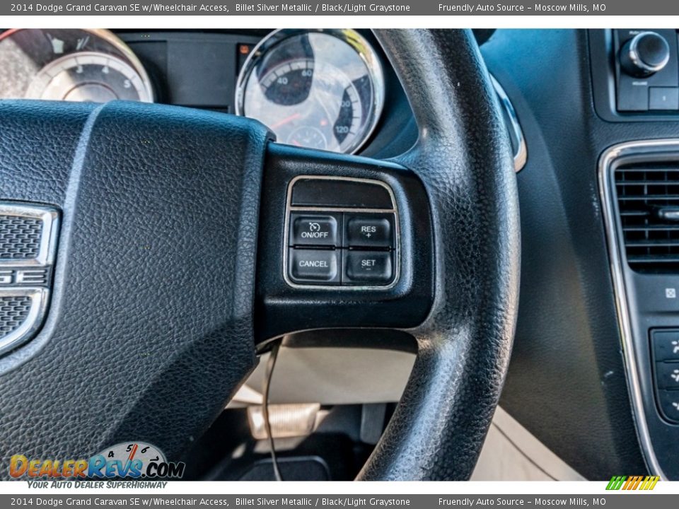 2014 Dodge Grand Caravan SE w/Wheelchair Access Billet Silver Metallic / Black/Light Graystone Photo #34