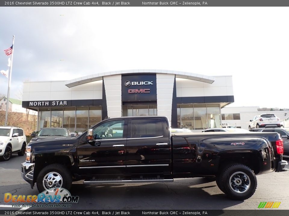 2016 Chevrolet Silverado 3500HD LTZ Crew Cab 4x4 Black / Jet Black Photo #1