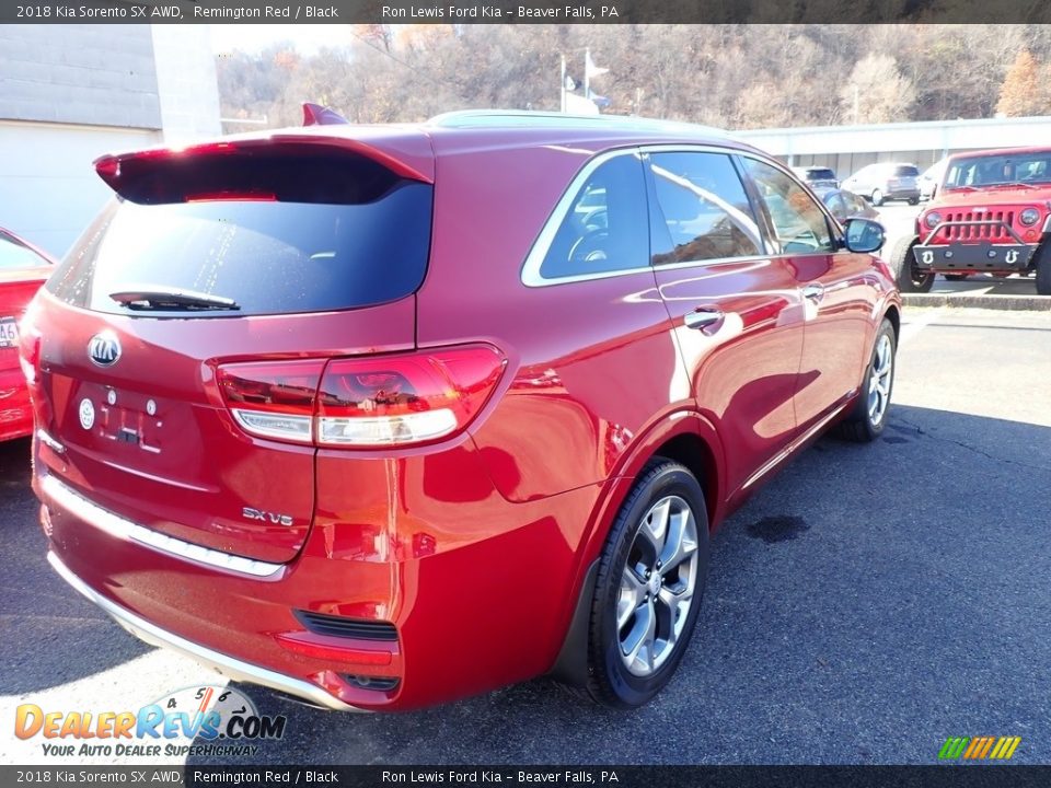 2018 Kia Sorento SX AWD Remington Red / Black Photo #2