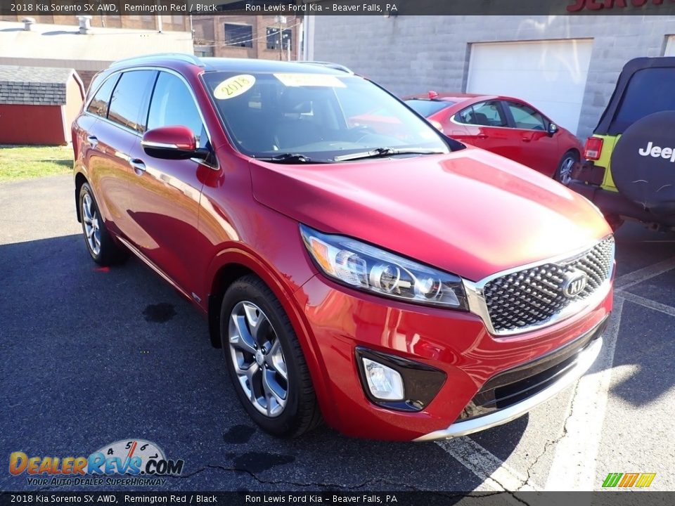 2018 Kia Sorento SX AWD Remington Red / Black Photo #3