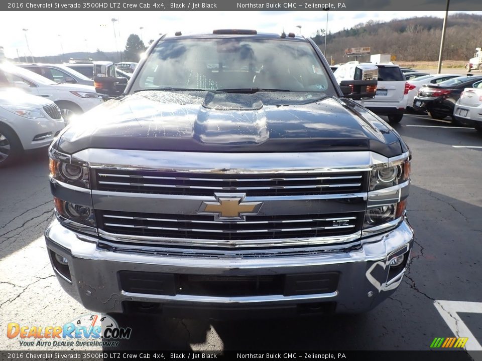 2016 Chevrolet Silverado 3500HD LTZ Crew Cab 4x4 Black / Jet Black Photo #3