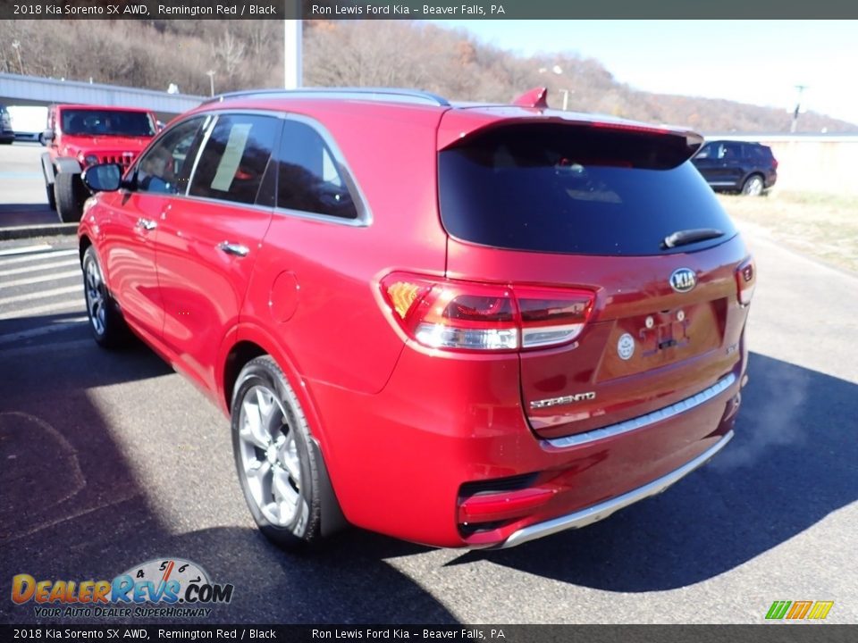 2018 Kia Sorento SX AWD Remington Red / Black Photo #6