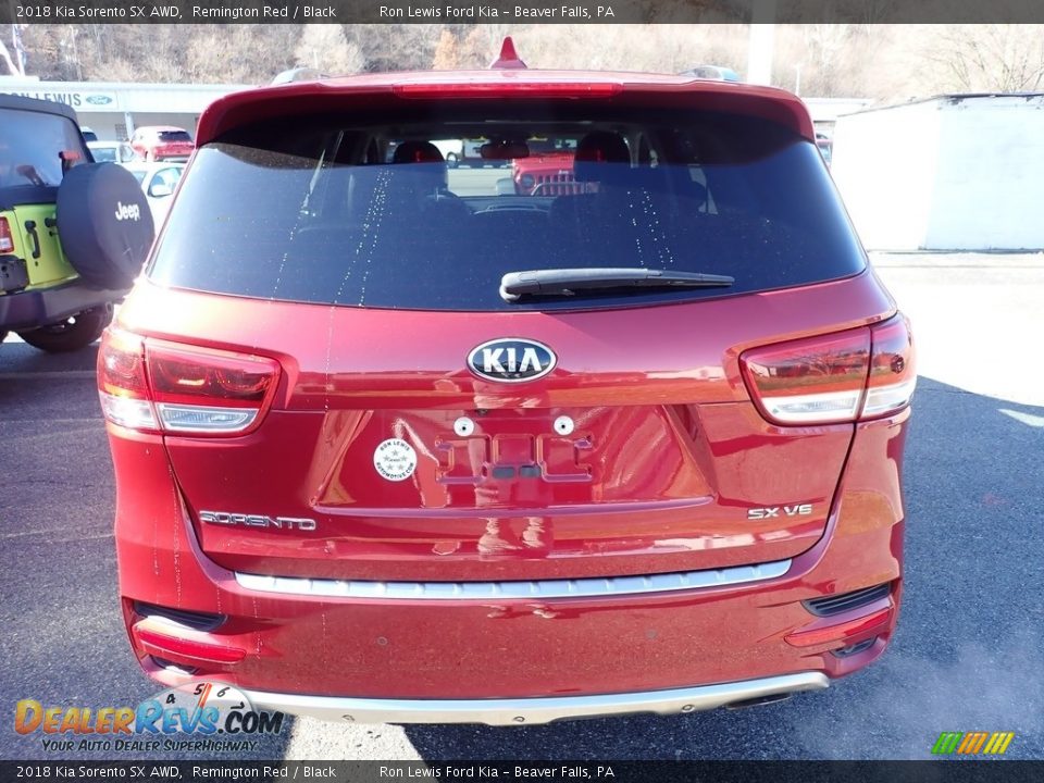 2018 Kia Sorento SX AWD Remington Red / Black Photo #7