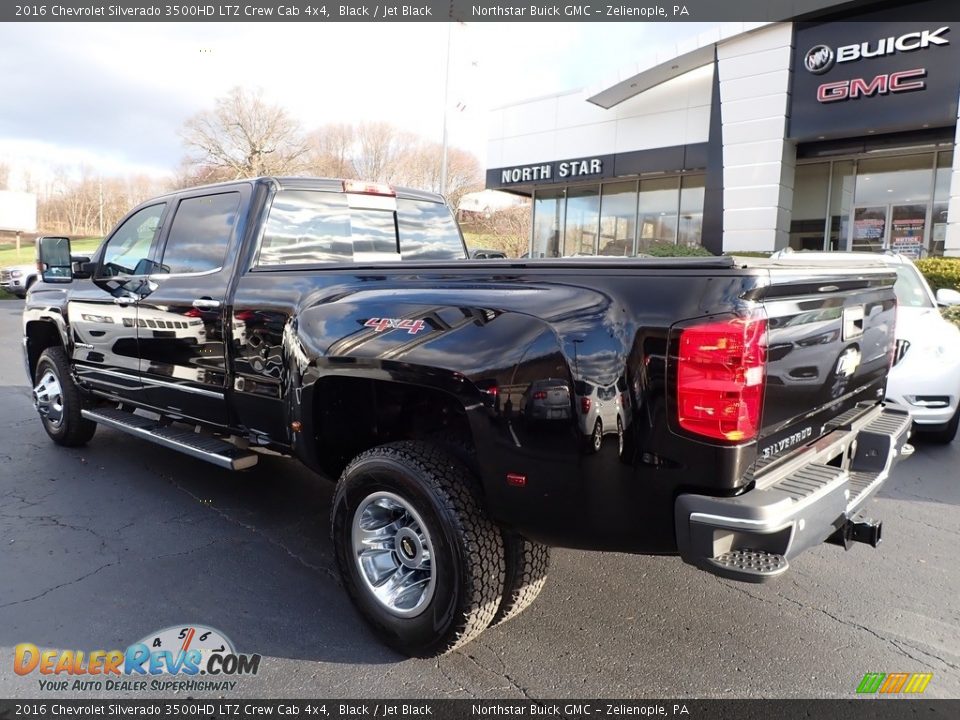 2016 Chevrolet Silverado 3500HD LTZ Crew Cab 4x4 Black / Jet Black Photo #10