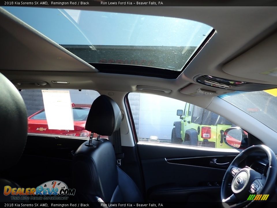 2018 Kia Sorento SX AWD Remington Red / Black Photo #11