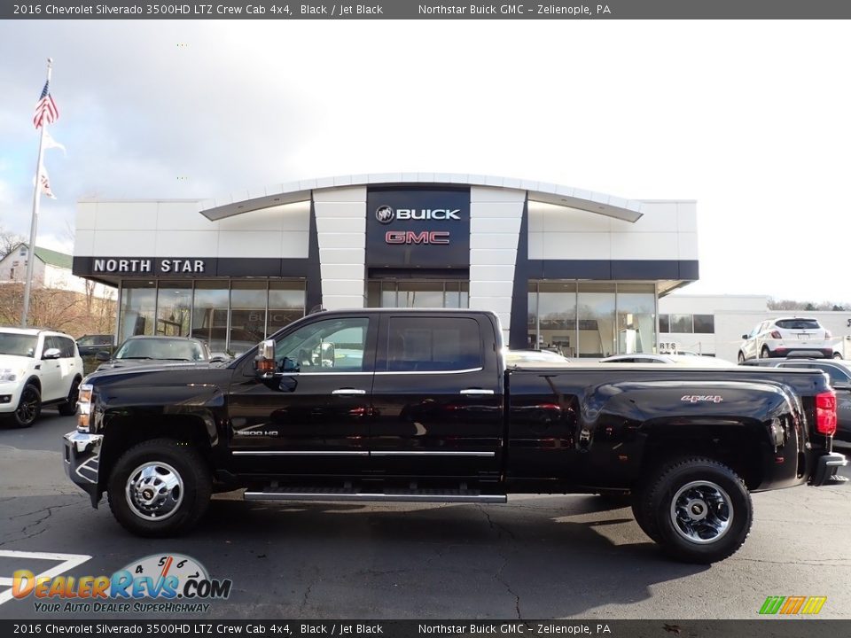 2016 Chevrolet Silverado 3500HD LTZ Crew Cab 4x4 Black / Jet Black Photo #11