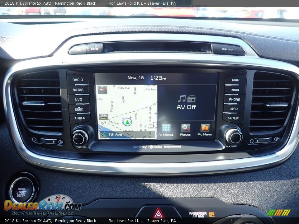2018 Kia Sorento SX AWD Remington Red / Black Photo #16