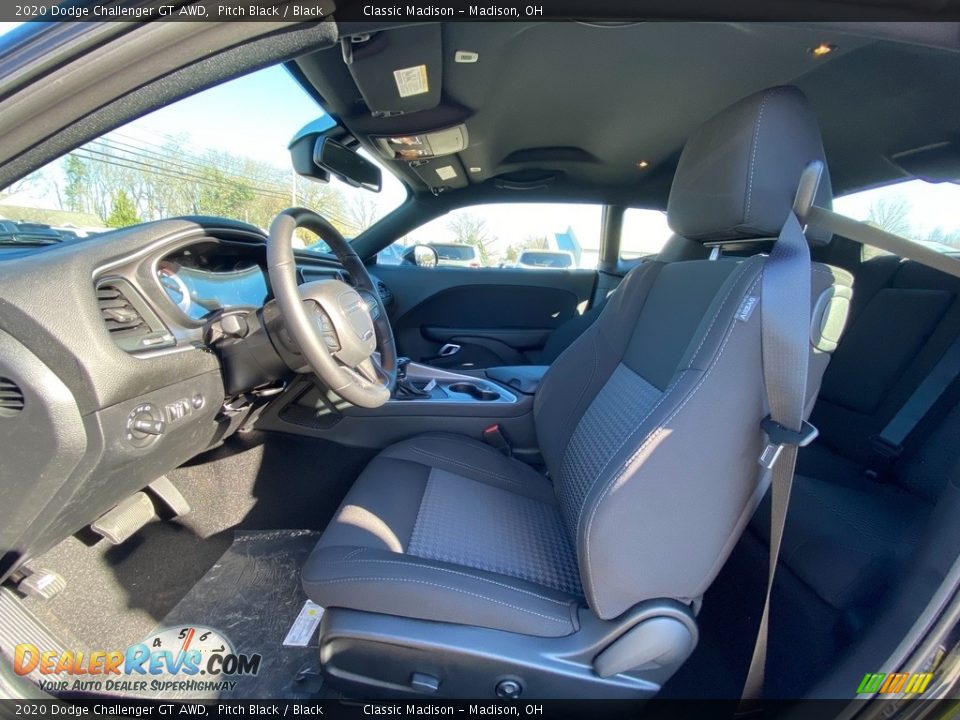 2020 Dodge Challenger GT AWD Pitch Black / Black Photo #2