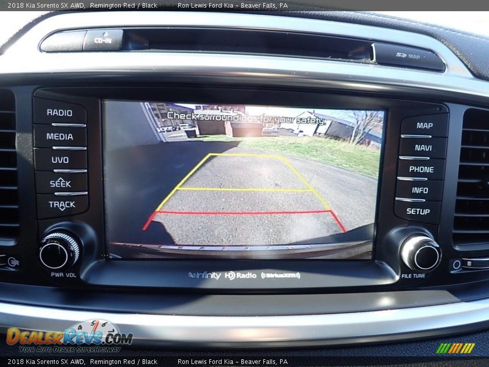 2018 Kia Sorento SX AWD Remington Red / Black Photo #17