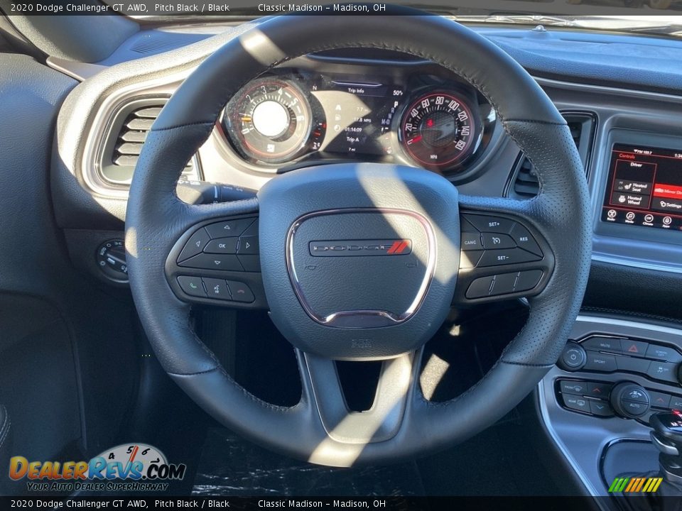2020 Dodge Challenger GT AWD Pitch Black / Black Photo #5