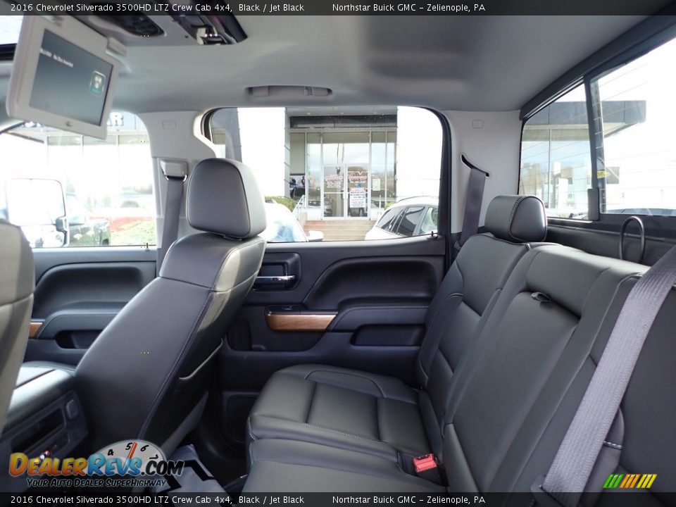 Rear Seat of 2016 Chevrolet Silverado 3500HD LTZ Crew Cab 4x4 Photo #20