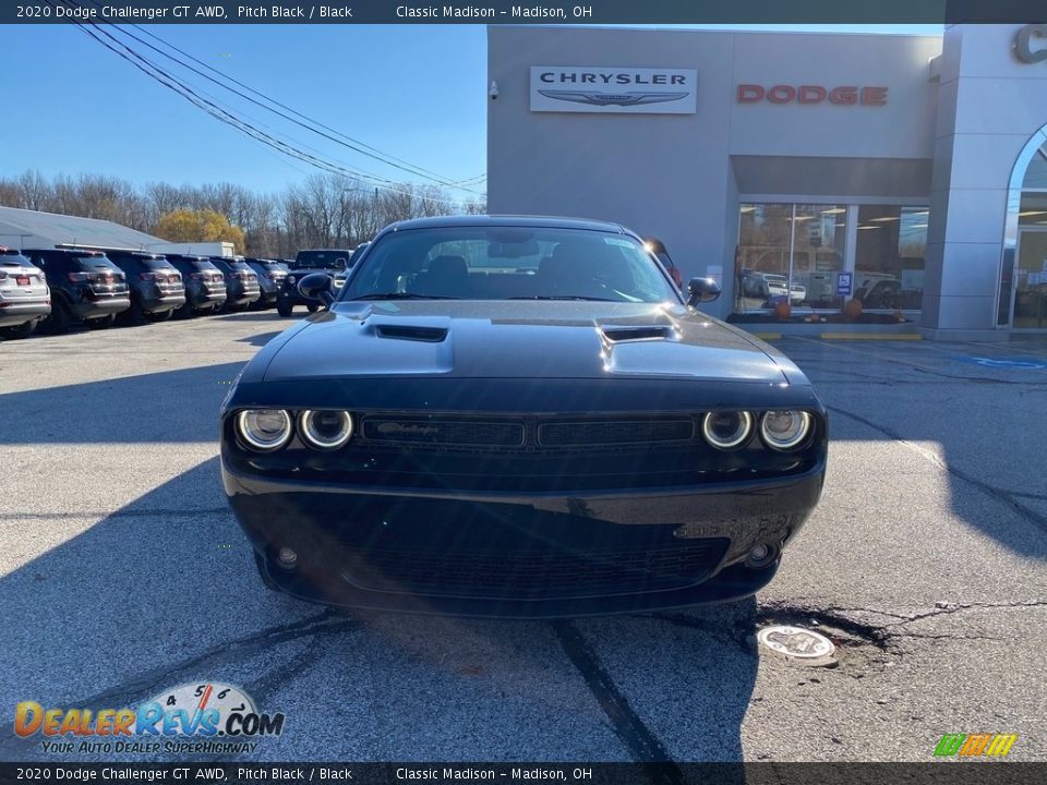 2020 Dodge Challenger GT AWD Pitch Black / Black Photo #7