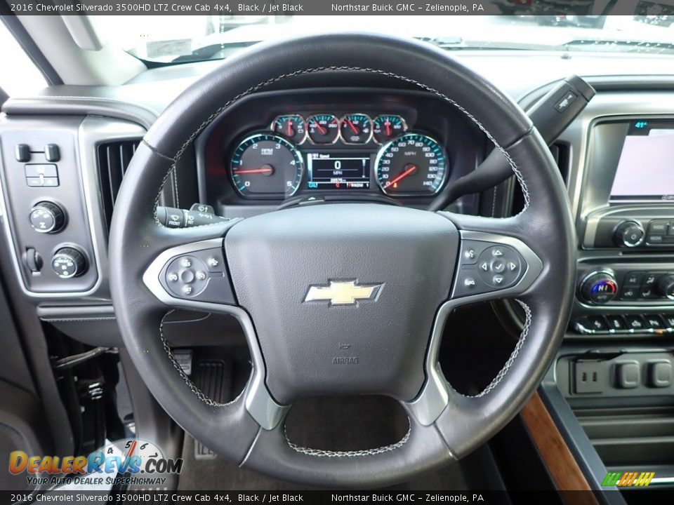 2016 Chevrolet Silverado 3500HD LTZ Crew Cab 4x4 Steering Wheel Photo #26
