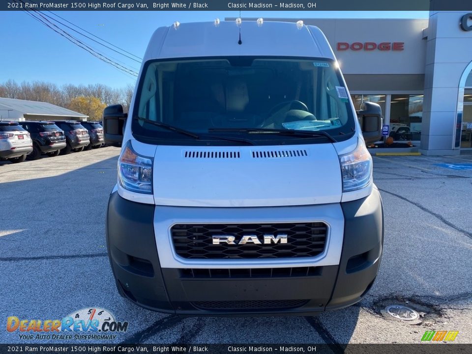 2021 Ram ProMaster 1500 High Roof Cargo Van Bright White / Black Photo #6