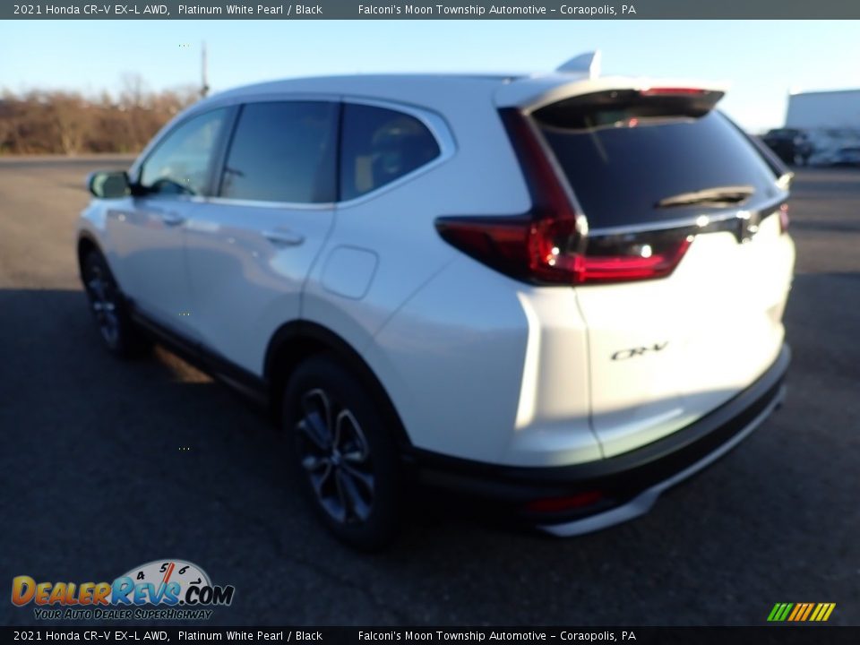 2021 Honda CR-V EX-L AWD Platinum White Pearl / Black Photo #4