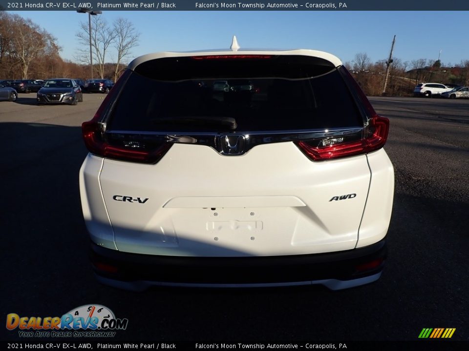 2021 Honda CR-V EX-L AWD Platinum White Pearl / Black Photo #5
