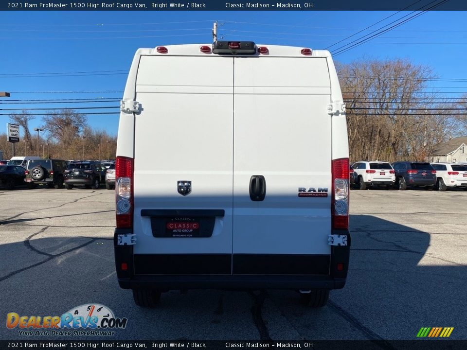 2021 Ram ProMaster 1500 High Roof Cargo Van Bright White / Black Photo #9