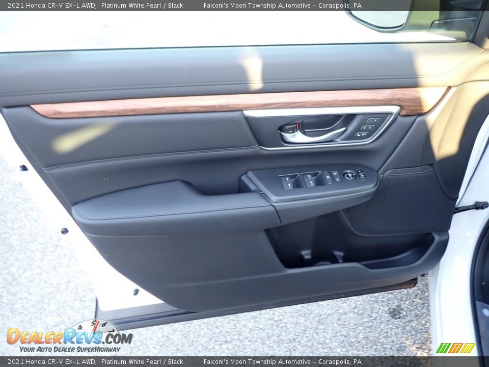 2021 Honda CR-V EX-L AWD Platinum White Pearl / Black Photo #8
