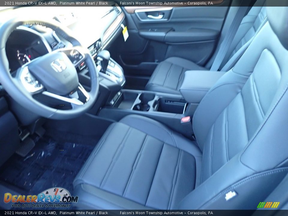 2021 Honda CR-V EX-L AWD Platinum White Pearl / Black Photo #9