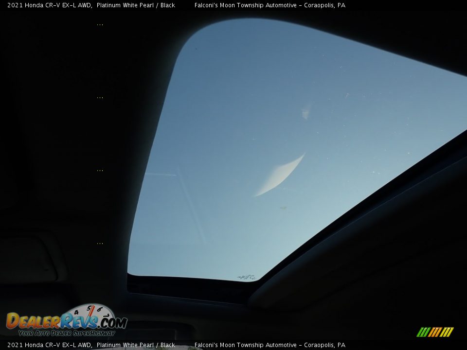 2021 Honda CR-V EX-L AWD Platinum White Pearl / Black Photo #12