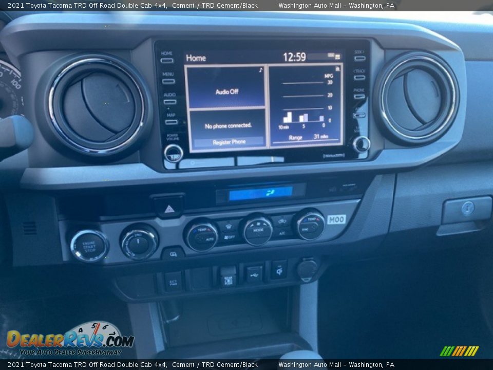Controls of 2021 Toyota Tacoma TRD Off Road Double Cab 4x4 Photo #8