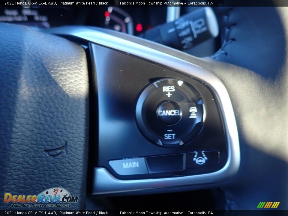 2021 Honda CR-V EX-L AWD Platinum White Pearl / Black Photo #14