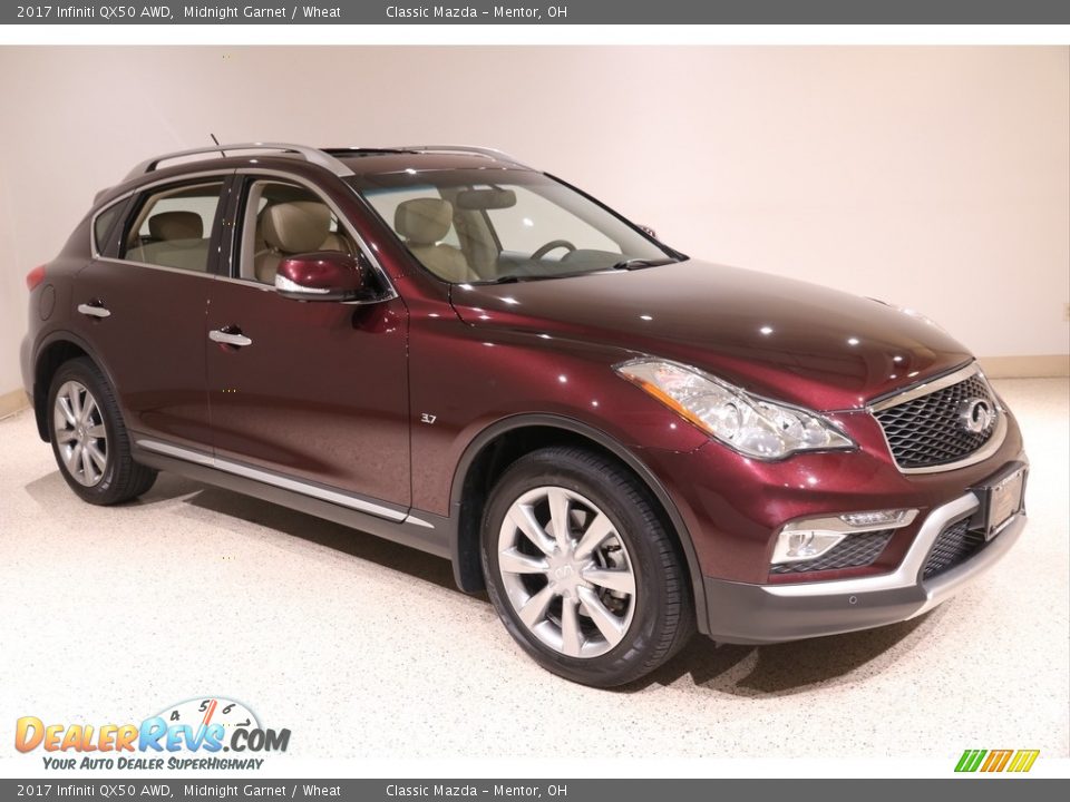 Front 3/4 View of 2017 Infiniti QX50 AWD Photo #1