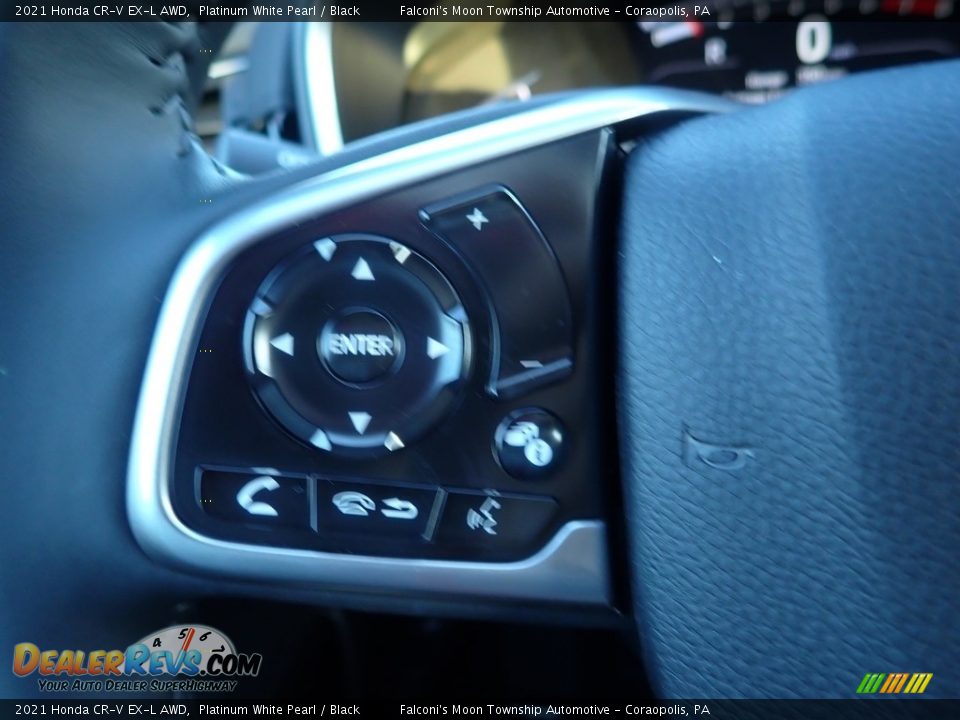 2021 Honda CR-V EX-L AWD Platinum White Pearl / Black Photo #15