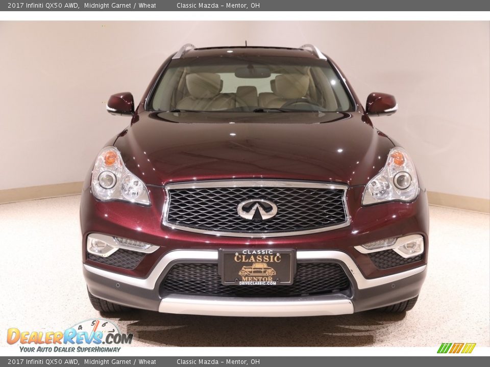 Midnight Garnet 2017 Infiniti QX50 AWD Photo #2