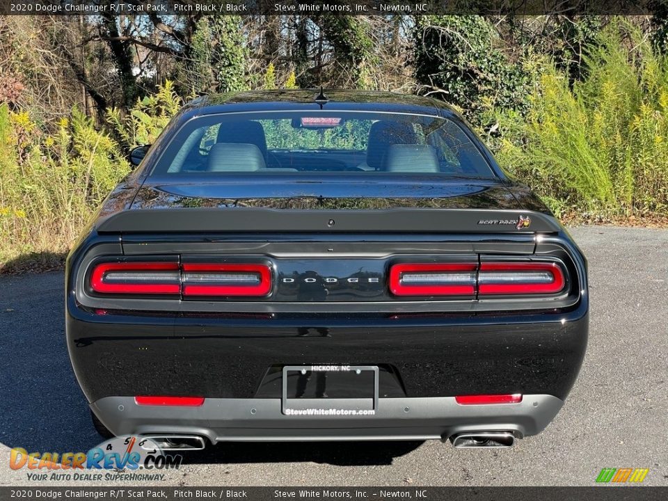 2020 Dodge Challenger R/T Scat Pack Pitch Black / Black Photo #7