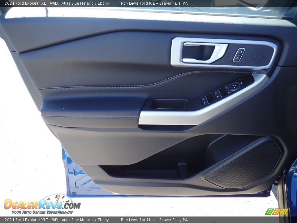 2021 Ford Explorer XLT 4WD Atlas Blue Metallic / Ebony Photo #13