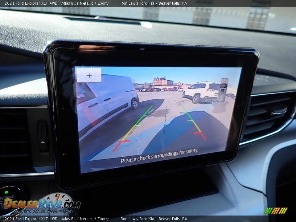 2021 Ford Explorer XLT 4WD Atlas Blue Metallic / Ebony Photo #16