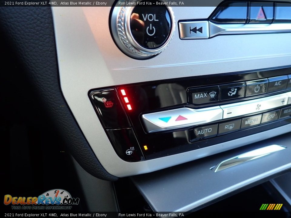 2021 Ford Explorer XLT 4WD Atlas Blue Metallic / Ebony Photo #19