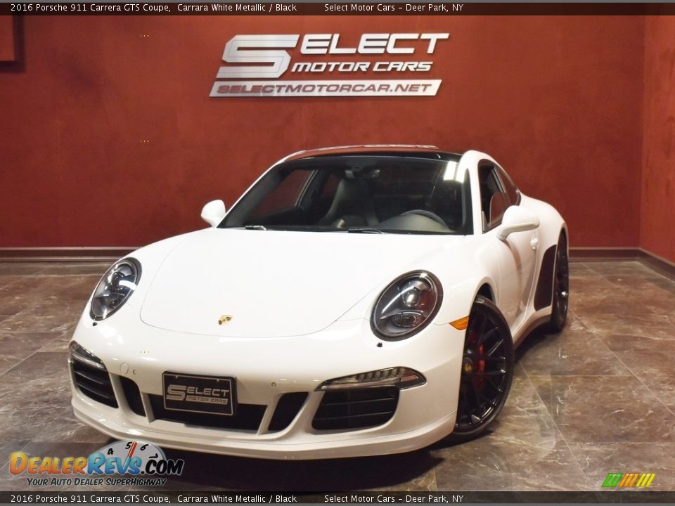 2016 Porsche 911 Carrera GTS Coupe Carrara White Metallic / Black Photo #1