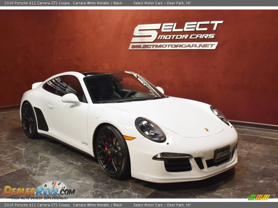 2016 Porsche 911 Carrera GTS Coupe Carrara White Metallic / Black Photo #3