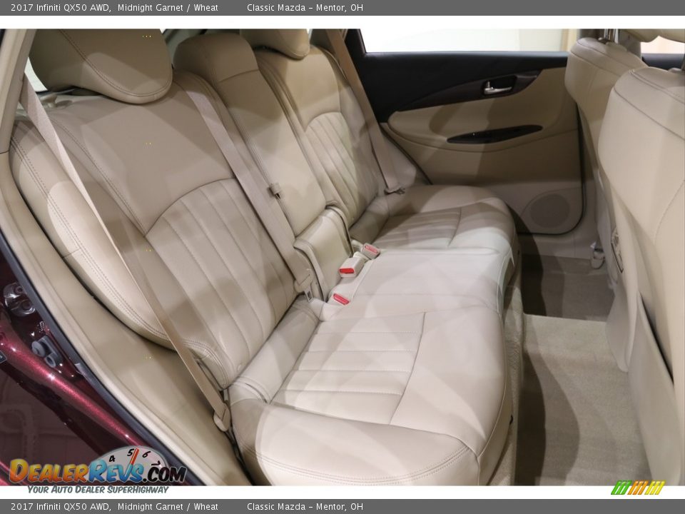 Rear Seat of 2017 Infiniti QX50 AWD Photo #19