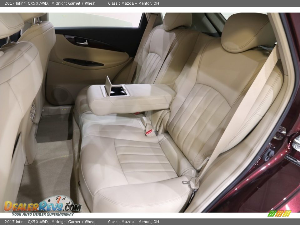 Rear Seat of 2017 Infiniti QX50 AWD Photo #21