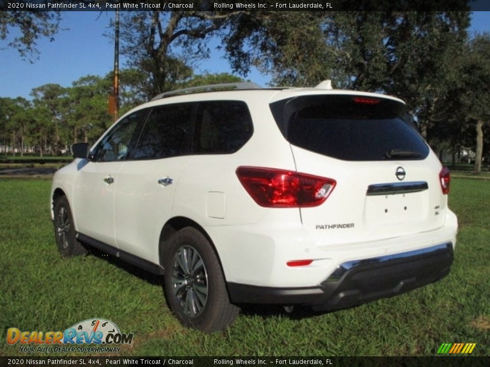 2020 Nissan Pathfinder SL 4x4 Pearl White Tricoat / Charcoal Photo #6