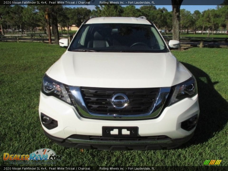 2020 Nissan Pathfinder SL 4x4 Pearl White Tricoat / Charcoal Photo #16