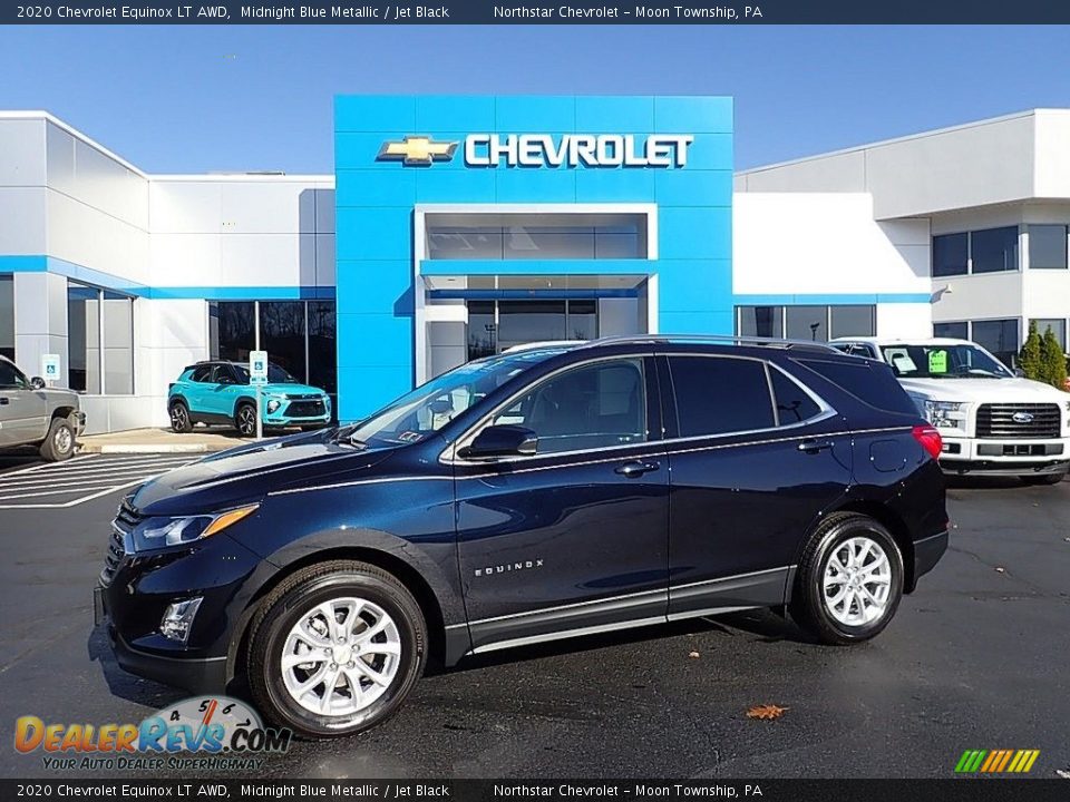 2020 Chevrolet Equinox LT AWD Midnight Blue Metallic / Jet Black Photo #1